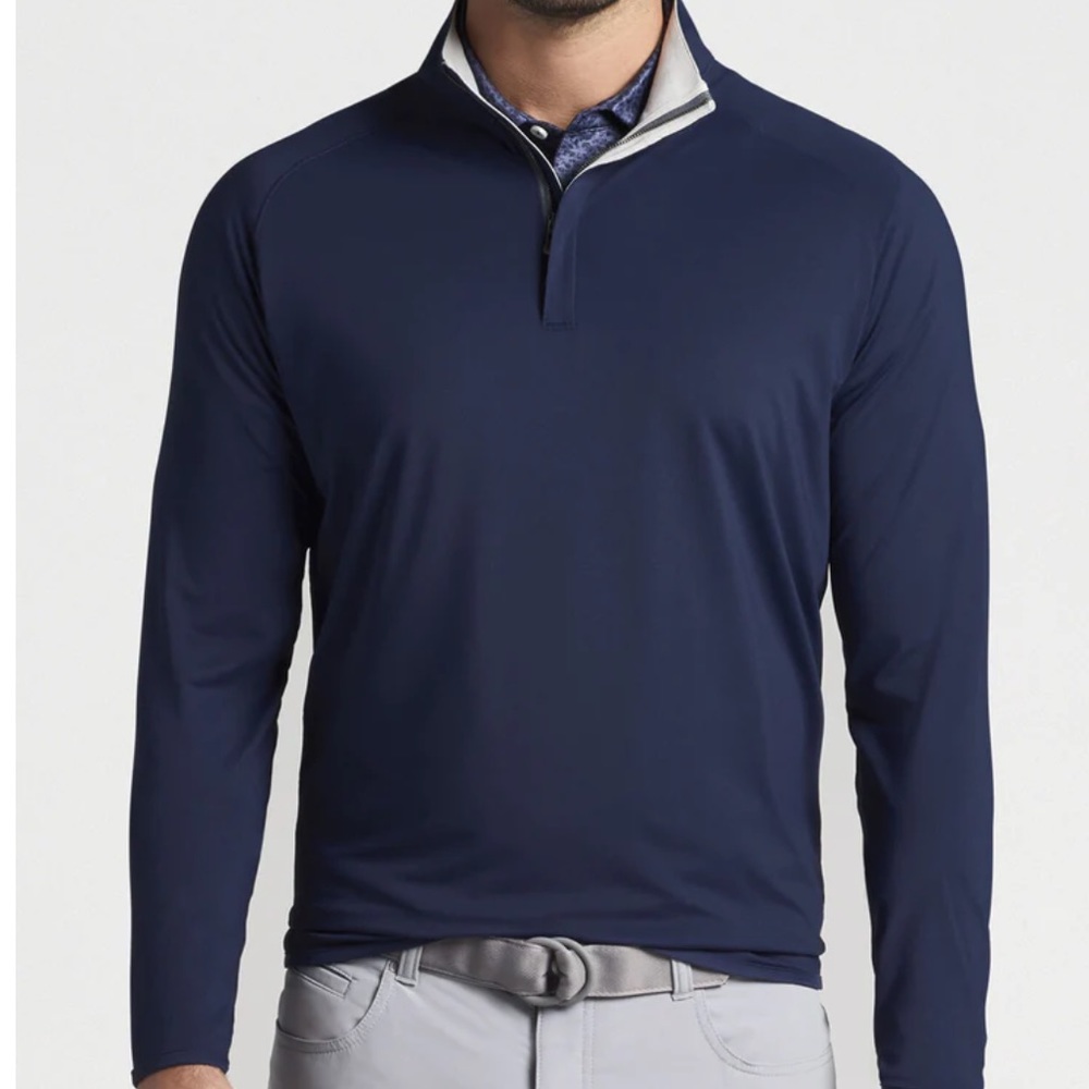 Peter Millar Stealth Performance Quarter-Zip NWT